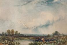 The Windmill, 1830-60 (W/C on Paper)-Thomas Creswick-Giclee Print