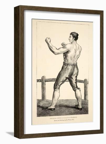 Thomas Cribb, Champion of England, from the Painting by De Wild, 1811 (Engraving)-English School-Framed Giclee Print