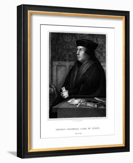 Thomas Cromwell, 1st Earl of Essex, English Statesman-W Holl-Framed Giclee Print
