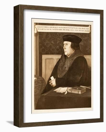 Thomas Cromwell, Earl of Essex, C.1537-Hans Holbein the Younger-Framed Giclee Print