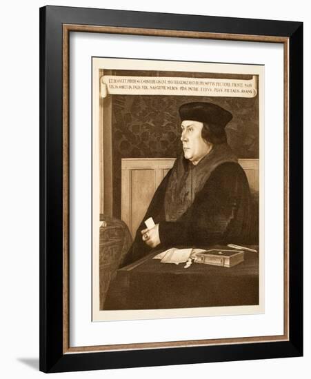 Thomas Cromwell, Earl of Essex, C.1537-Hans Holbein the Younger-Framed Giclee Print