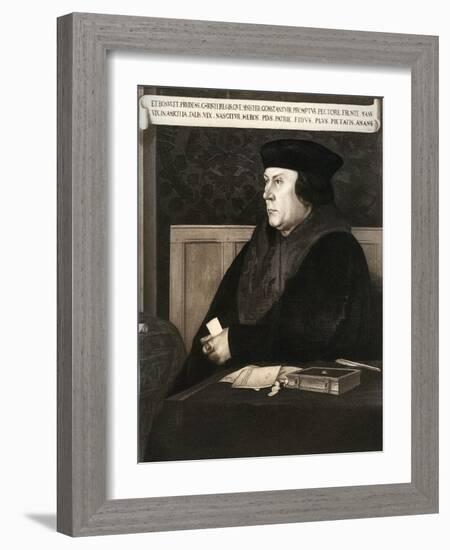 Thomas Cromwell, Earl of Essex, C1537-Hans Holbein the Younger-Framed Giclee Print