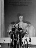 Singer Marian Anderson Giving an Easter Concert at the Lincoln Memorial-Thomas D^ Mcavoy-Premium Photographic Print