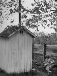 Small Child Running to the Outhouse at Rural School-Thomas D^ Mcavoy-Photographic Print