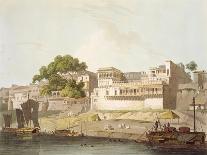 View Taken on the Esplanade, Calcutta, 1797-Thomas Daniell-Giclee Print
