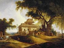 View Taken on the Esplanade, Calcutta, 1797-Thomas Daniell-Framed Giclee Print