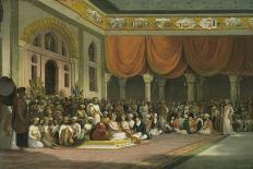 Sir Charles Warre Malet, Concluding a Treaty in 1790 in Durbar with the Peshwa-Thomas Daniell-Giclee Print