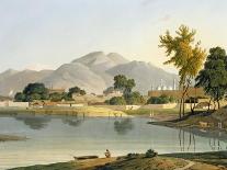 The Hongs at Canton from the South East, with a Regatta on the Pearl River-Thomas Daniell-Giclee Print