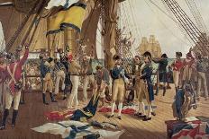 Nelson's First Footing in the Navy, Chatham, 1771-Thomas Davidson-Giclee Print