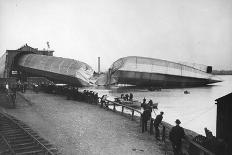 Wreck of Britain's Greatest Airship, the Mayfly, at Barrow, 1911-Thomas E. & Horace Grant-Photographic Print