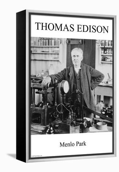 Thomas Edison - Menlo Park-null-Framed Stretched Canvas