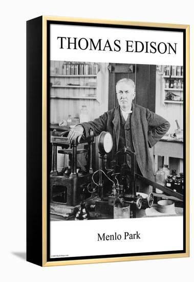 Thomas Edison - Menlo Park-null-Framed Stretched Canvas