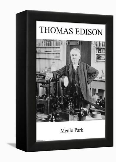 Thomas Edison - Menlo Park-null-Framed Stretched Canvas