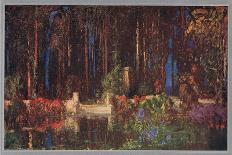 In an Old-World Garden-Thomas Edwin Mostyn-Giclee Print