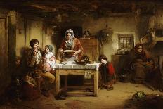 Pot Luck, 1866 (Oil on Canvas)-Thomas Faed-Giclee Print
