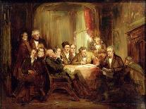 Sir Walter Scott and His Literary Friends at Abbotsford-Thomas Faed-Giclee Print