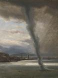 A Waterspout on the Bay of Naples, 1833 (Oil on Paper)-Thomas Fearnley-Giclee Print