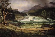 The Grindelwald Glacier, 1838 (Oil on Canvas)-Thomas Fearnley-Giclee Print