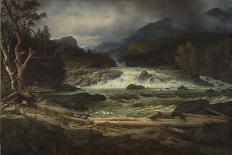 The Labro Falls at Kongsberg, 1837 (Oil on Canvas)-Thomas Fearnley-Giclee Print