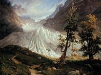 The Grindelwald Glacier, 1838 (Oil on Canvas)-Thomas Fearnley-Giclee Print