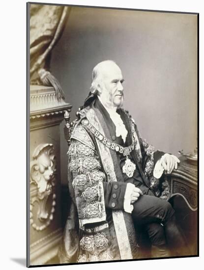 Thomas Gabriel, Lord Mayor of London, C1865-null-Mounted Photographic Print