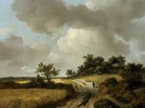 Landscape with Figures on a Path, c.1746-48-Thomas Gainsborough-Giclee Print