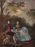 Conversation in a Park, Portrait of the Artist and His Wife, Margaret Burr, 1746-Thomas Gainsborough-Giclee Print