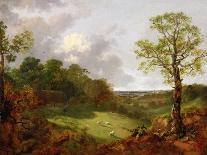 Landscape with Figures on a Path, c.1746-48-Thomas Gainsborough-Giclee Print