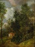 Wooded Landscape with Country House and Two Figures, C.1752-Thomas Gainsborough-Giclee Print