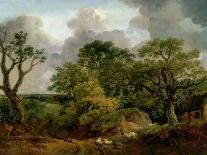 Landscape with Sheep-Thomas Gainsborough-Giclee Print