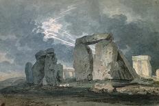 Stonehenge During a Thunderstorm-Thomas Girtin-Giclee Print