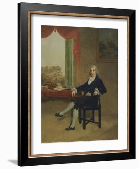 Thomas Graham (1748-1843) Baron Lynedoch of Balgowan, C.1790-Thomas Hickey-Framed Giclee Print