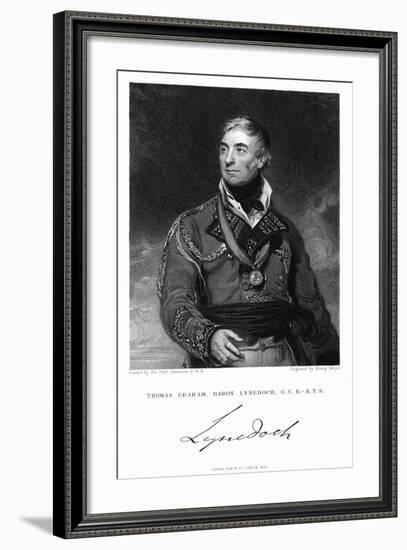 Thomas Graham, Baron Lynedoch (1748-184), British Soldier, 1831-Henry Meyer-Framed Giclee Print