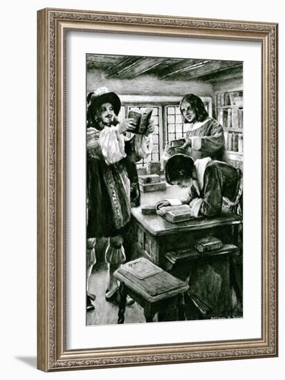 Thomas Guy, Bookshop-Arthur A Dixon-Framed Art Print