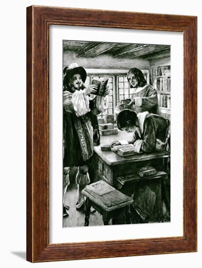 Thomas Guy, Bookshop-Arthur A Dixon-Framed Art Print