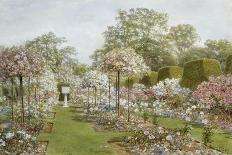 The Lily Border at Great Tangley Manor, Surrey-Thomas H. Hunn-Framed Premier Image Canvas