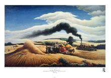 The Cotton Pickers-Thomas Hart Benton-Framed Stretched Canvas