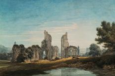 Glastonbury Abbey, 1795 (Pencil & W/C on Paper)-Thomas Hearne-Giclee Print