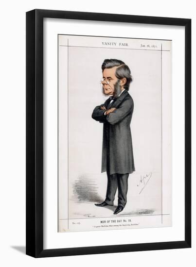 Thomas Henry Huxley, British Biologist, 1871-Carlo Pellegrini-Framed Giclee Print