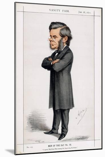 Thomas Henry Huxley, British Biologist, 1871-Carlo Pellegrini-Mounted Giclee Print