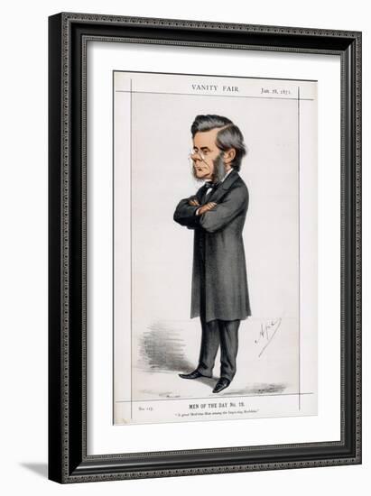 Thomas Henry Huxley, British Biologist, 1871-Carlo Pellegrini-Framed Giclee Print