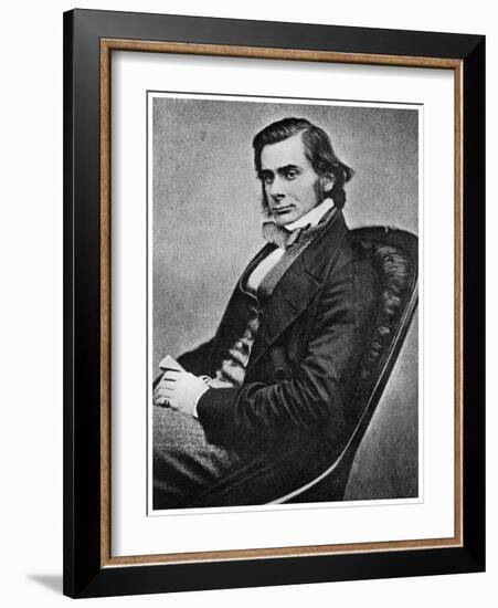 Thomas Henry Huxley, British Biologist, 19th Century-null-Framed Giclee Print