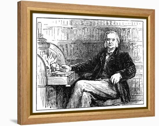 Thomas Henry Huxley, British Biologist, at His Desk, C1880-John Collier-Framed Premier Image Canvas