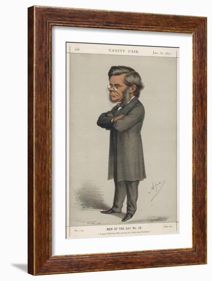 Thomas Henry Huxley Scientist-Carlo Pellegrini-Framed Art Print