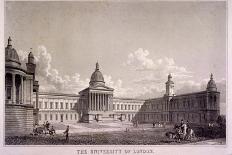 The University of London, Gower Street, St Pancras, London, C1835-Thomas Higham-Mounted Giclee Print
