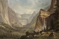 Hunting in Yosemite, 1890-Thomas Hill-Giclee Print