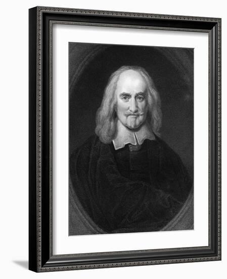 Thomas Hobbes, 17th Century English Philosopher-James Posselwhite-Framed Giclee Print