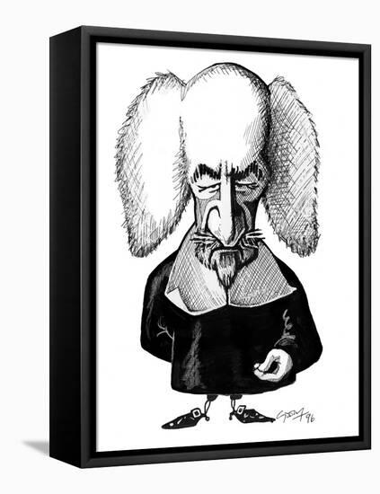 Thomas Hobbes, Caricature-Gary Gastrolab-Framed Premier Image Canvas