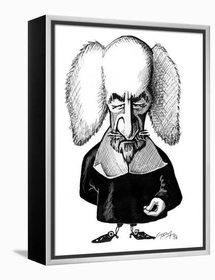 Thomas Hobbes, Caricature-Gary Gastrolab-Framed Premier Image Canvas