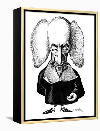 Thomas Hobbes, Caricature-Gary Gastrolab-Framed Premier Image Canvas